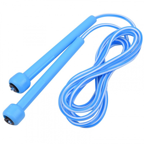 Скакалка 2,6 м ПВХ шнур сине-белая 35051 361759 Скакалка 2,6 м ПВХ шнур сине-белая 35051 361759