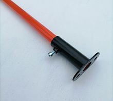 Турник для проема 105-120 см оранжевый AL-996840