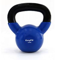 Гиря 06 кг синяя обрезиненная 06140