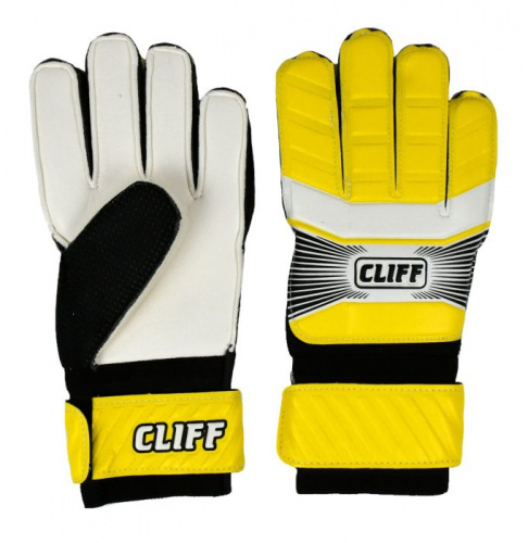 Перчатки вратарские размер 8 Cliff желто-черный CF-47 997039 Перчатки вратарские размер 8 Cliff желто-черный CF-47 997039