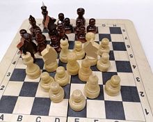 Шахматные фигуры дерево средние GreenL 995999