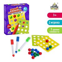 Игра настольная "Успей запомнить" маркеры+шарики 3823547