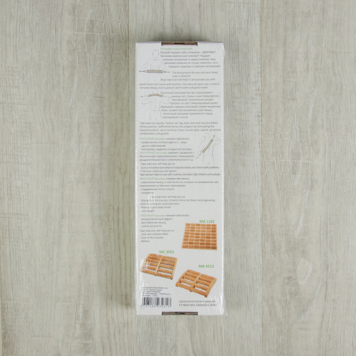 Массажер ленточный деревянный МА3224 рифленый шарик 1403388 фото 5