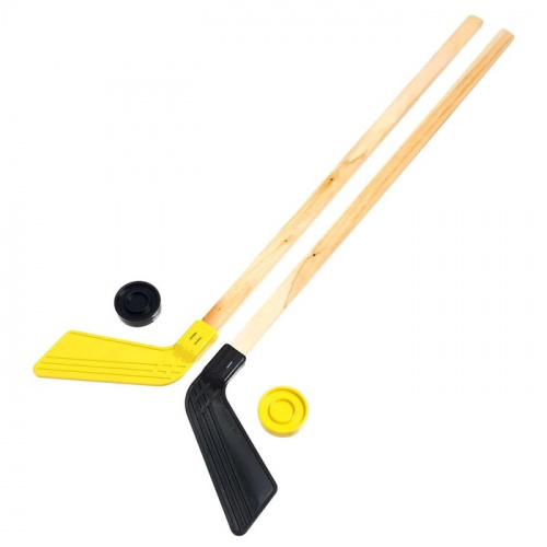 Клюшка 2 шт + 2 шайбы 80 см набор "Хоккей" КХ-2-55 2749885 фото 3 Клюшка 2 шт + 2 шайбы 80 см набор "Хоккей" КХ-2-55 2749885 фото 3