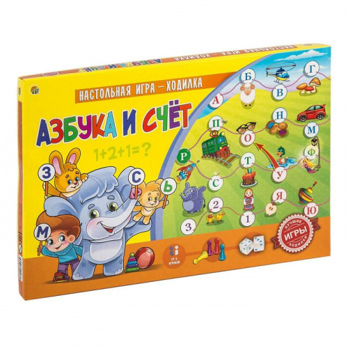 Игра-ходилка "Азбука и счет" 9927 3858186 фото 2