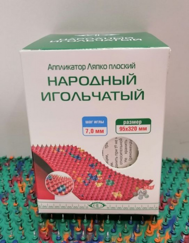 Аппликатор игольчатый (коврик) 95х320 мм шаг игл 7 мм Ляпко Народный 998161 фото 7