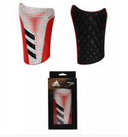 Щитки футбольные L Adidas Predator красно-белый 04287