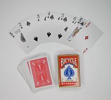Карты 54 шт пластик 25 мкр Bicycle Standard 09025