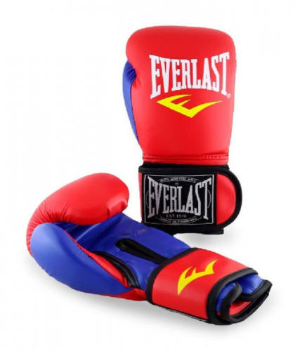 Перчатки боксерские 8 унц Everlast красно-синий 03114