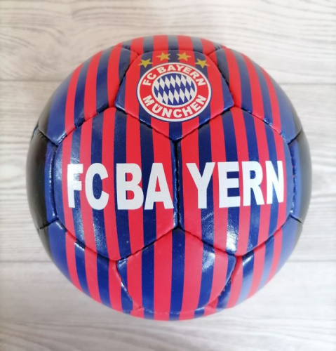 Мяч футбольный №5 FC Bayern Bavaria черно-красный 03300
