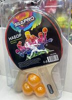 Набор для пинг-понга 2 ракетки + мячи Silapro 132010