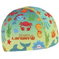 Шапочка для плавания детская Lycra LC102 зеленая 359078