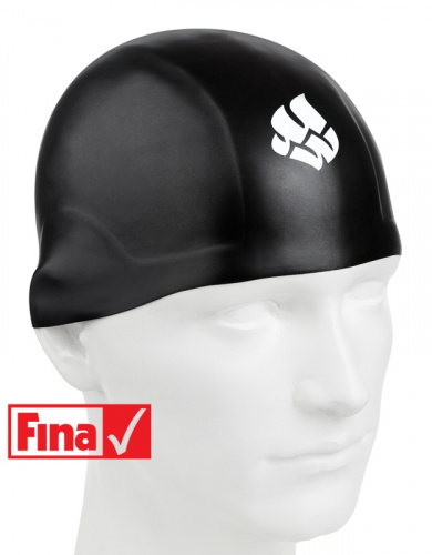 Шапочка для плавания R-Cap, S, черный