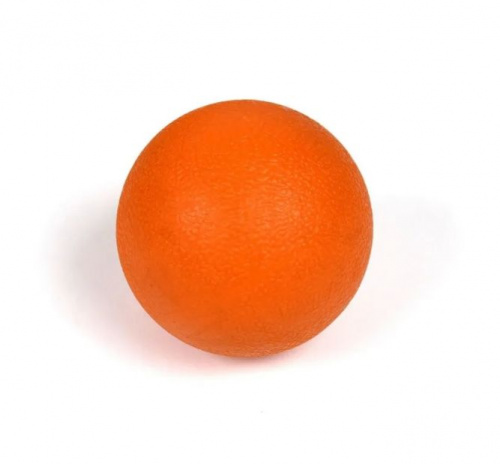 Мяч массажный 06 см 135 гр гладкий твердый мфр оранжевый 997753 фото 2