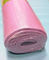 Коврик для йоги 0,8х61х173 см бледно-розовый 04486