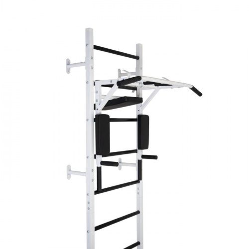 Турник-брусья-пресс навесной на шведскую стенку 3 в 1 ДТ (белый) 997576 Турник-брусья-пресс навесной на шведскую стенку 3 в 1 ДТ (белый) 997576
