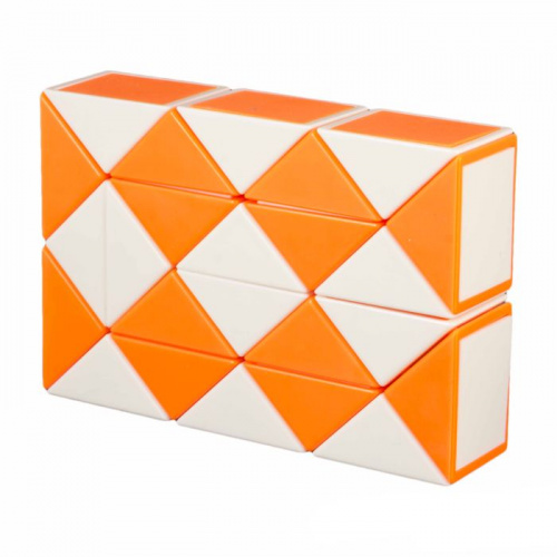 Кубик Рубика Змейка 24 звена двухцветная QiYi blocks 997239 фото 5