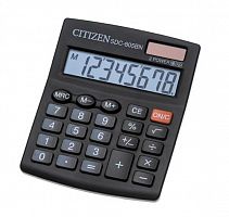 Настольный калькулятор Citizen 8 разрядов 102х124х25 мм, черный SDC-805BN 995397