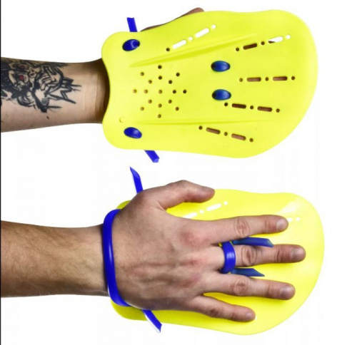 Лопатки/лапы для плавания L желтый SP-02 997101