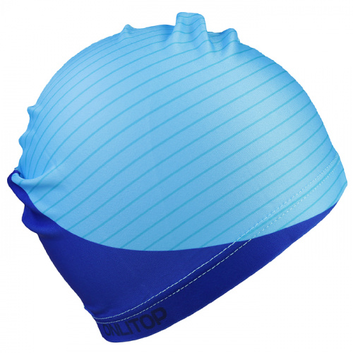 Шапочка для плавания Lyc сине-голубая 3589392 фото 3