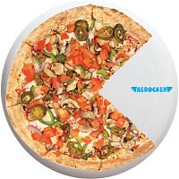 Диск Фрисби 25 см Aerocker Пицца белый 962059