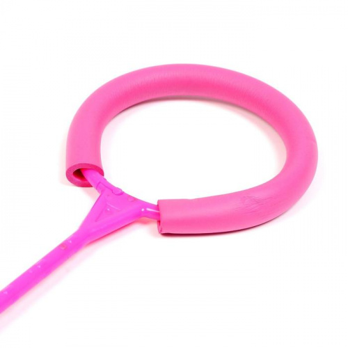 Скакалка (нейроскакалка) с колесом розовый 998877 фото 4