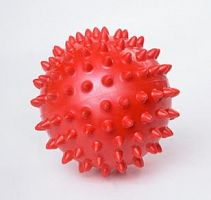 Мяч массажный 07 см средней мягкости красный 39097