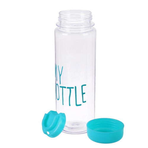 Бутылка для воды 500 мл голубой чехол "My bottle" 3516273 фото 3