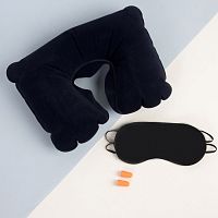 Подушка для шеи + маска + беруши 444828