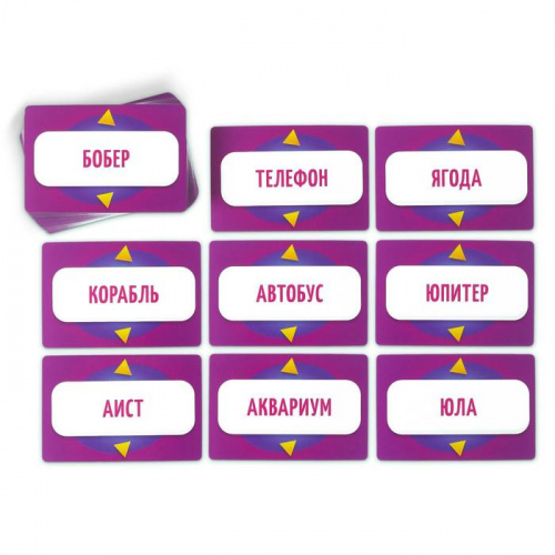 Игра настольная "Кто я?" с пластиковыми ободками 7+ 2453362 фото 5