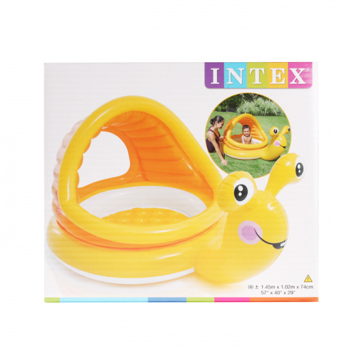 Бассейн надувной 145х102 см "Улитка" 57124/2808917 фото 2