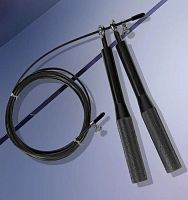 Скакалка 3 м метал. трос черная 995642