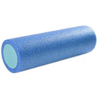 Ролик массажный для йоги 45*15 см синий-голубой цельный Harper Gym 40152 359874