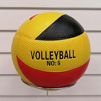 Мяч волейбольный желто-черно-красный 06358