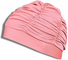 Шапочка для плавания для душа (с драпировкой) Lycra розовый SM-092 03183