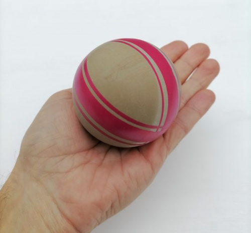 Мяч резиновый (каучуковый) 7,5 см Р7-75 розово-бежевый 996727 Мяч резиновый (каучуковый) 7,5 см Р7-75 розово-бежевый 996727