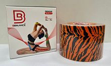 Тейп BBalance цветной 5 м х 5 см рисунок Тигр 997970