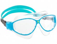 Очки для плавания детские (полумаска) Junior FLAME Mask голубой azure 08W M0461