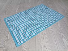 Аппликатор игольчатый (коврик) 500х750 мм голубой 998316