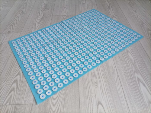 Аппликатор игольчатый (коврик) 500х750 мм голубой 998316