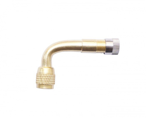 Вело переходник-адаптер AV/AV 90° для накачивания маленьких камер 20564