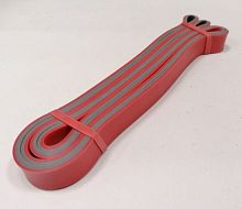 Эспандер-кольцо замкнутое 2,08м х 4,5мм х 2,1см красно-серый 27 кг "Растяжка" 995837