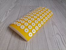 Аппликатор игольчатый (валик) 190х320 мм для поясницы желтый 998327