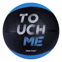 Мяч баскетбольный №5 PVC ONLITOP "TOUCH ME" сине-черн бутил камера 3998942
