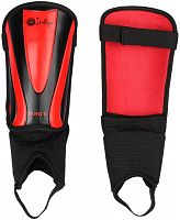 Щитки футбольные M/L 1504 черн-красный Indigo