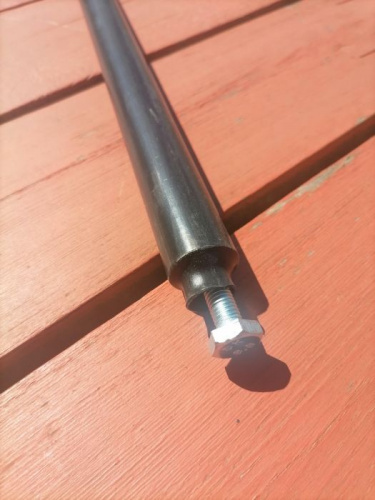 Перекладина для турника или шведской стенки d-28 мм черная 996273 фото 2