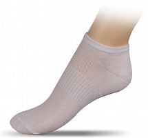 Носки спортивные 41-43 ЛВ18-09 (Спорт18) белый, коротк, хлопок 25254