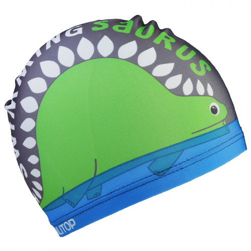 Шапочка для плавания детская Lyc серо-зел Дракоша 3589385 фото 3