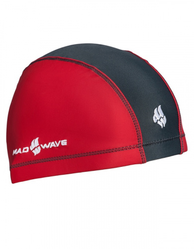 Шапочка для плавания Lycra Doutone красный/серый 05W 995784 Шапочка для плавания Lycra Doutone красный/серый 05W 995784