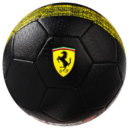 Мяч футбольный №5 Ferrari черный 3794411